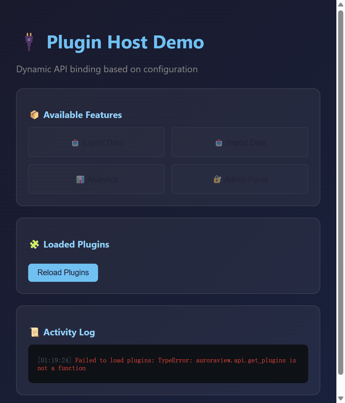 Dynamic Binding Pattern Example