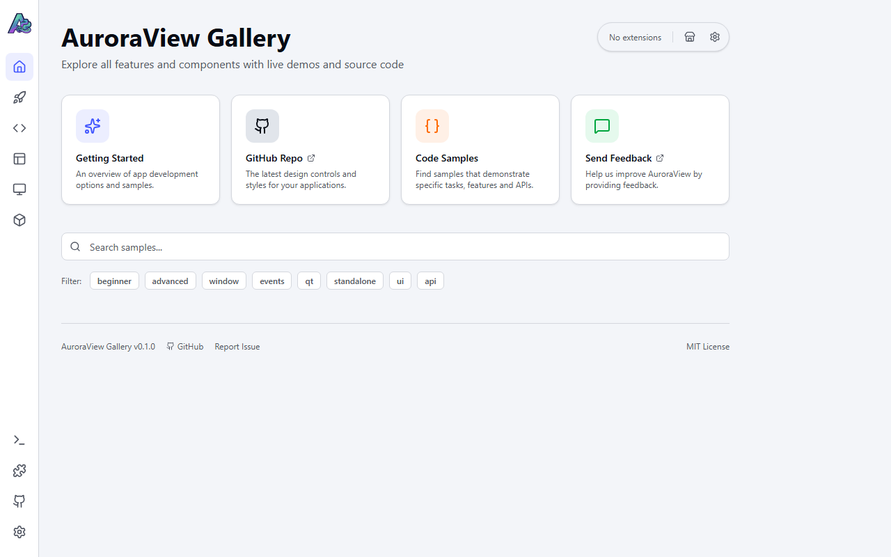 Gallery Main Interface